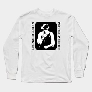 Leo cohen///Aesthetic art for fans Long Sleeve T-Shirt